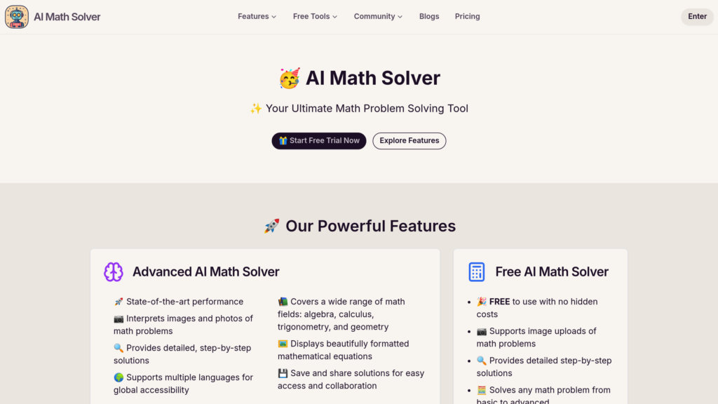 AI Math Solver preview