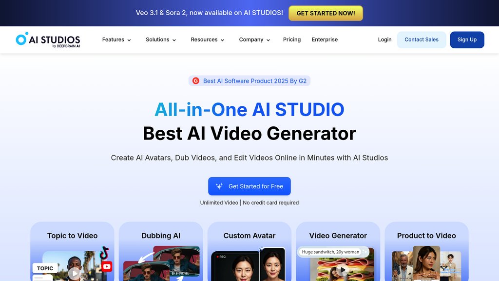AI Studios preview