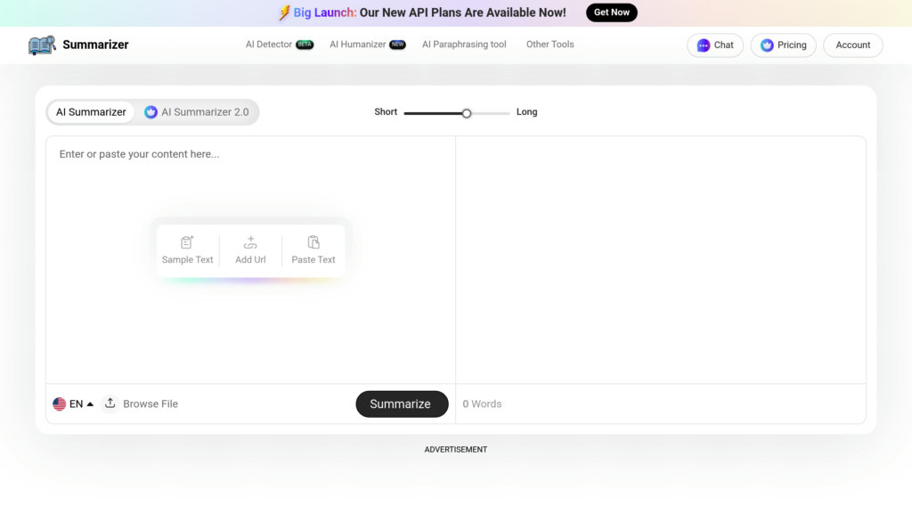 AI Summarizer preview