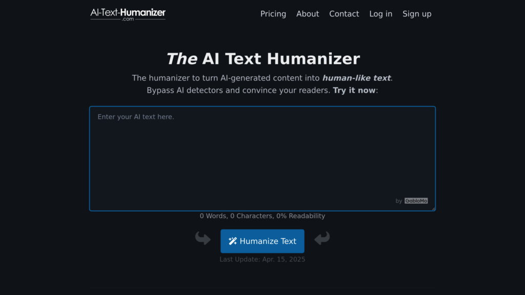 AI Text Humanizer preview