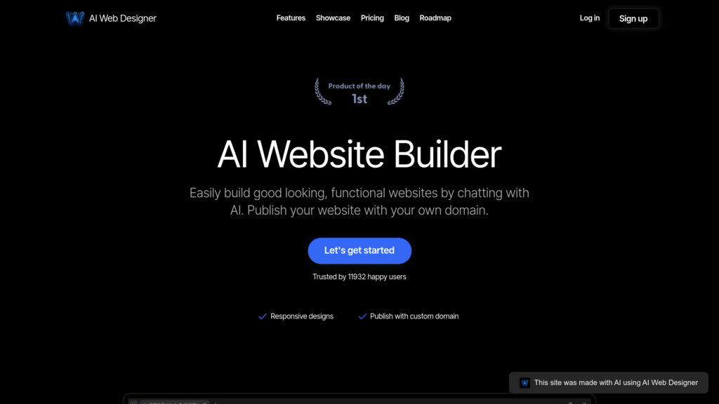 AI Web Designer preview