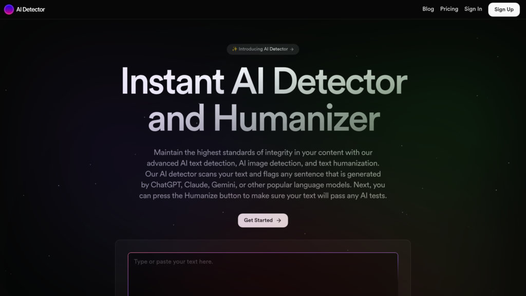 AIDetector preview