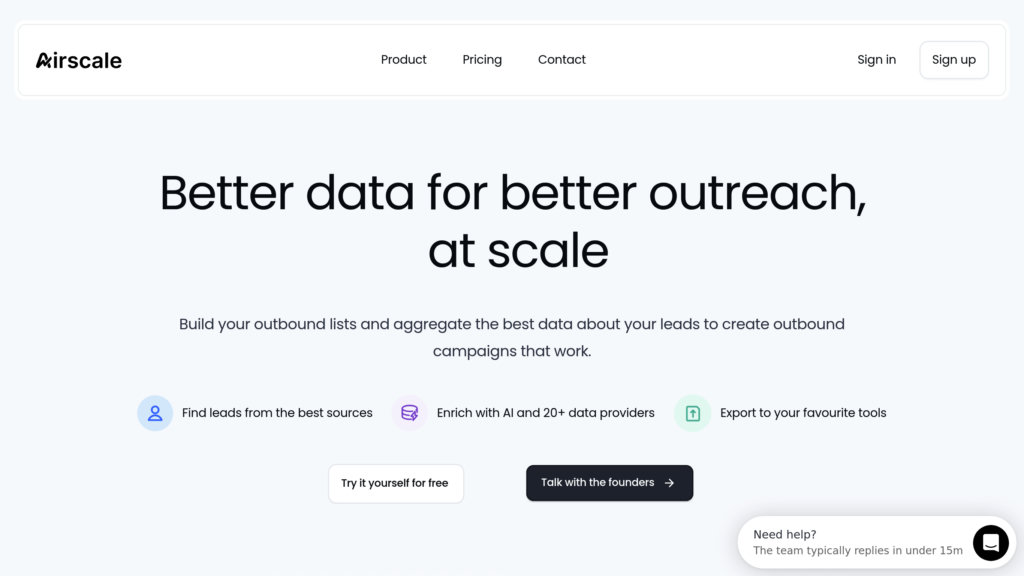 Airscale preview