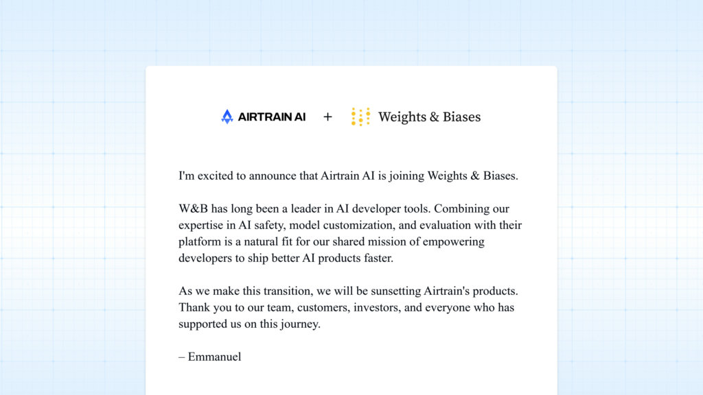 Airtrain AI preview