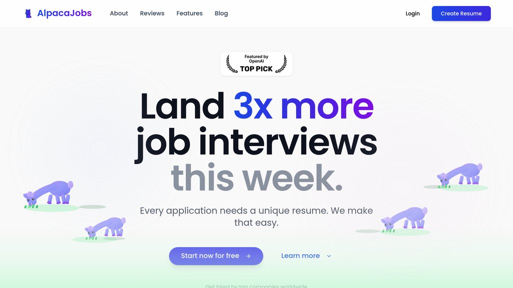 AlpacaJobs preview