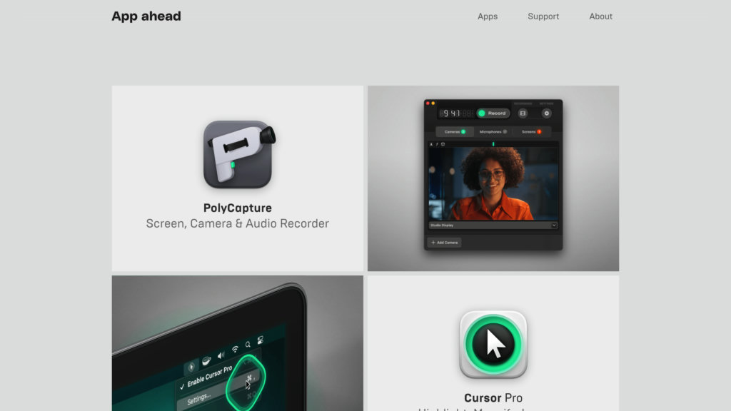 appAhead Studio preview