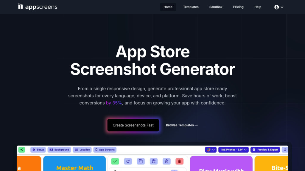 AppScreens preview