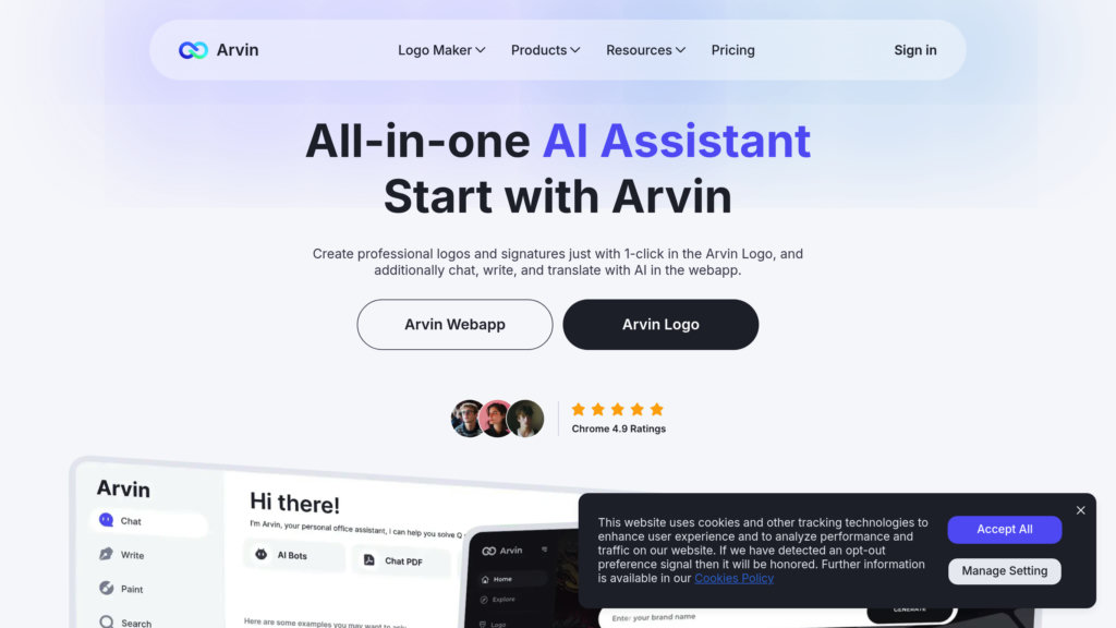 Arvin AI preview