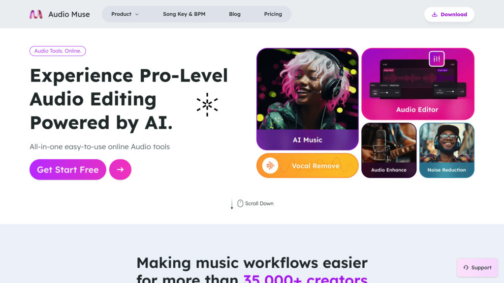 Audio Muse preview