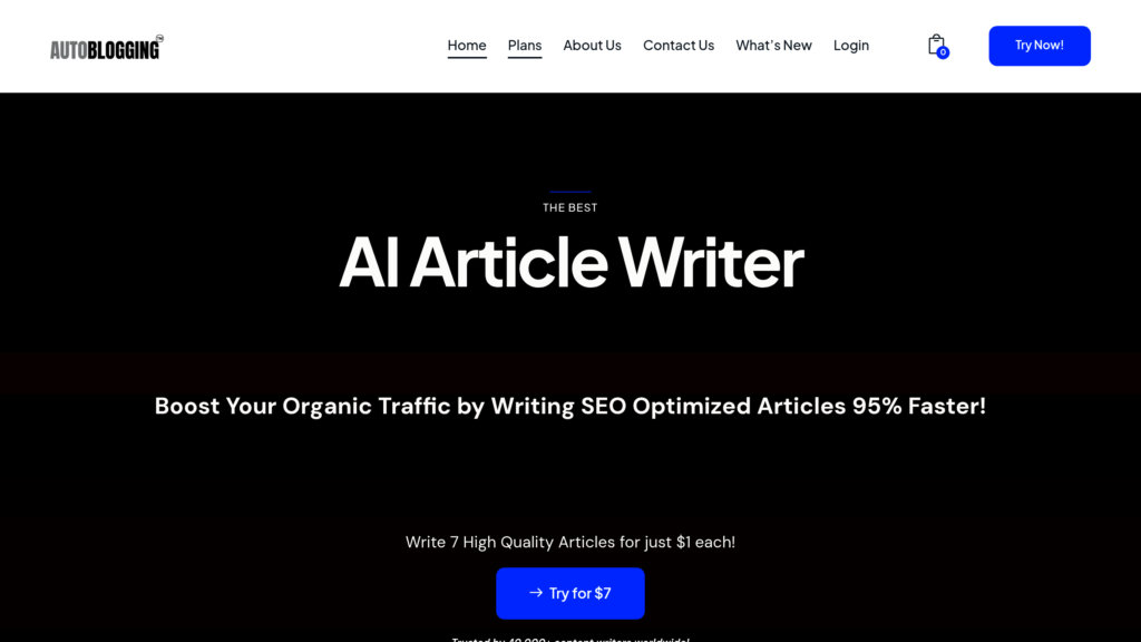 Autoblogging.ai preview