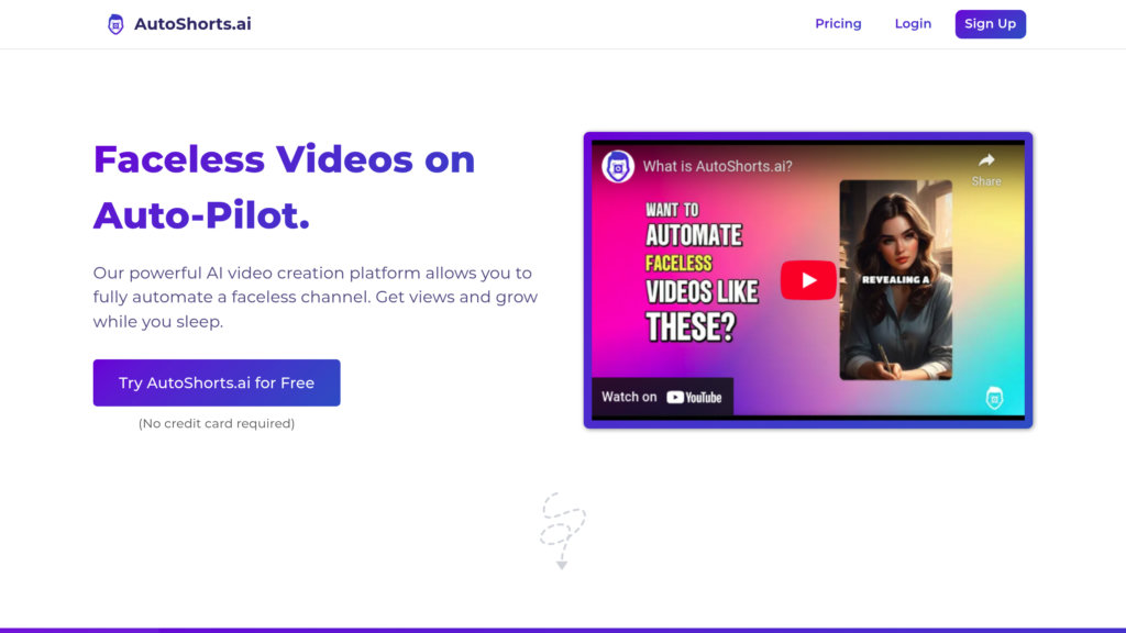 AutoShorts AI preview