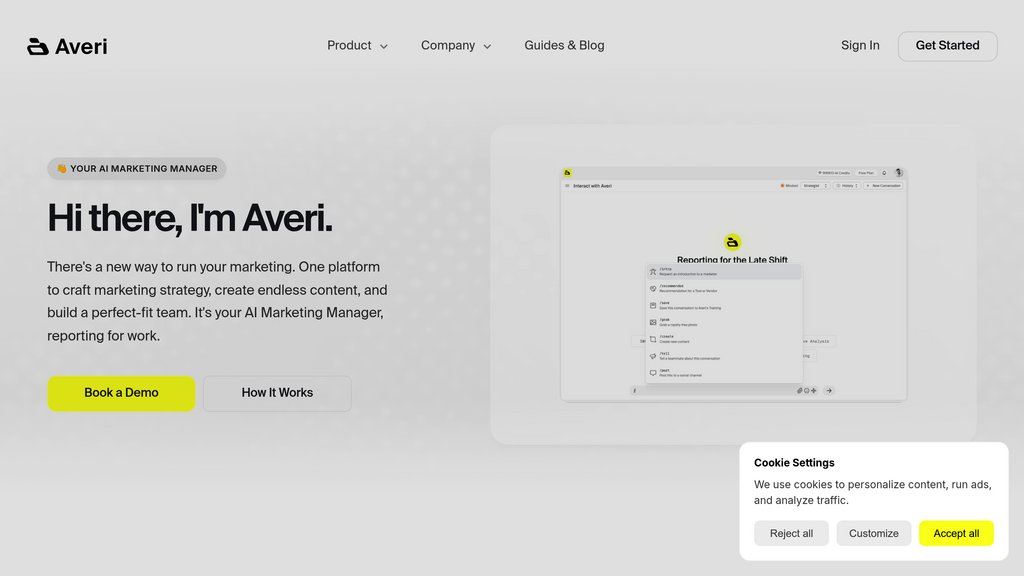 Averi AI preview