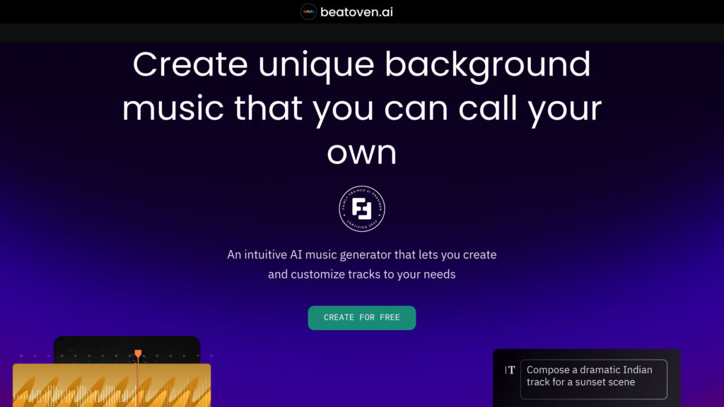 Beatoven.ai preview