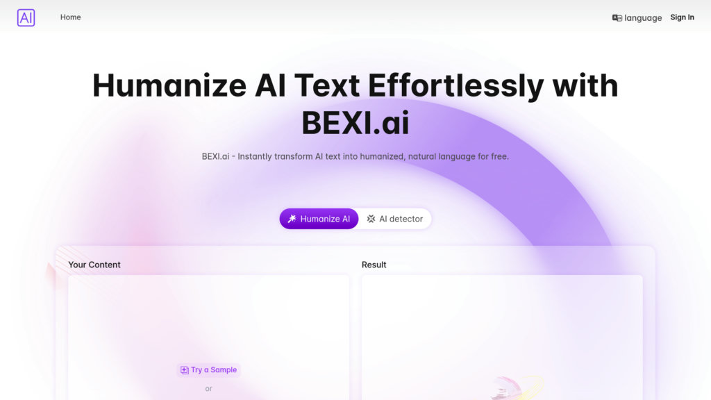 BEXI.ai preview