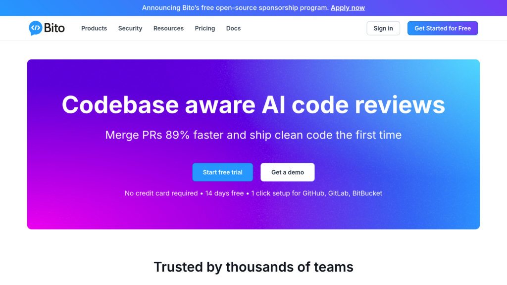 Bito AI preview