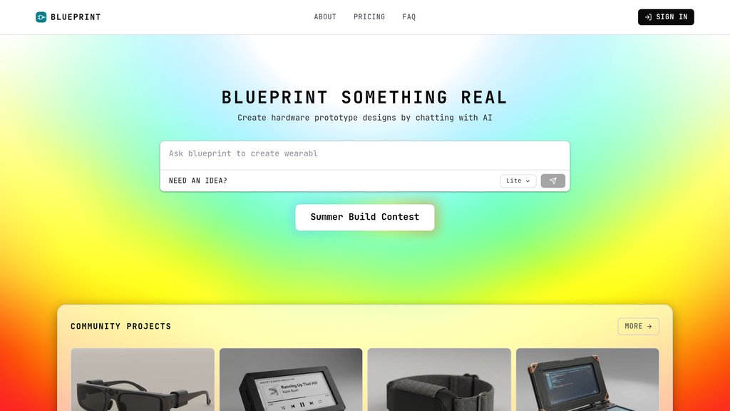 Blueprint preview