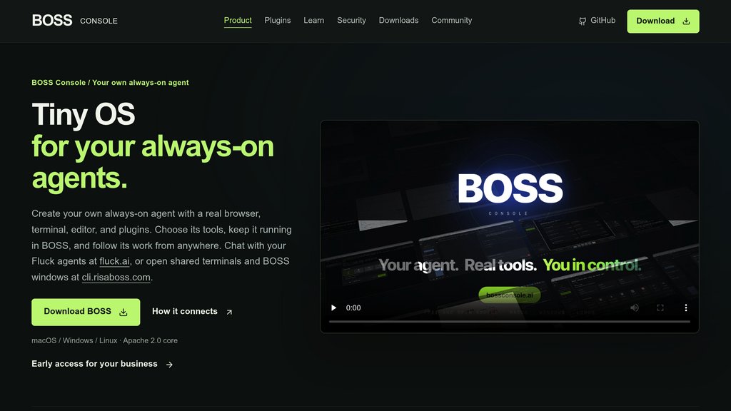 BOSS Console preview