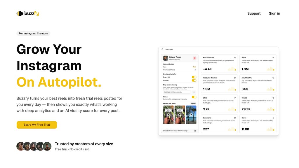 Buzzfy preview