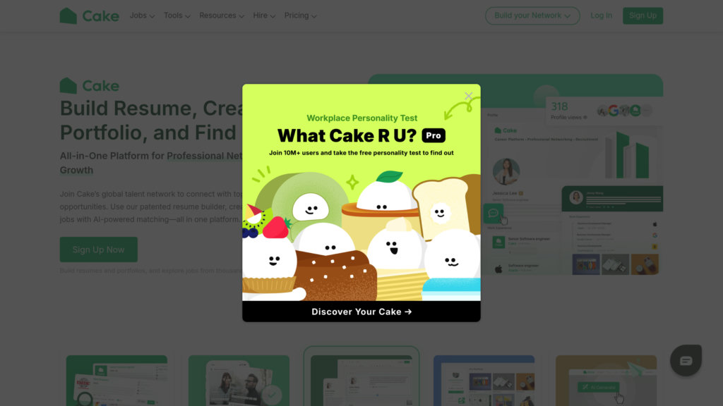 Cake preview