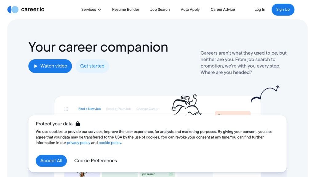 Career.io preview