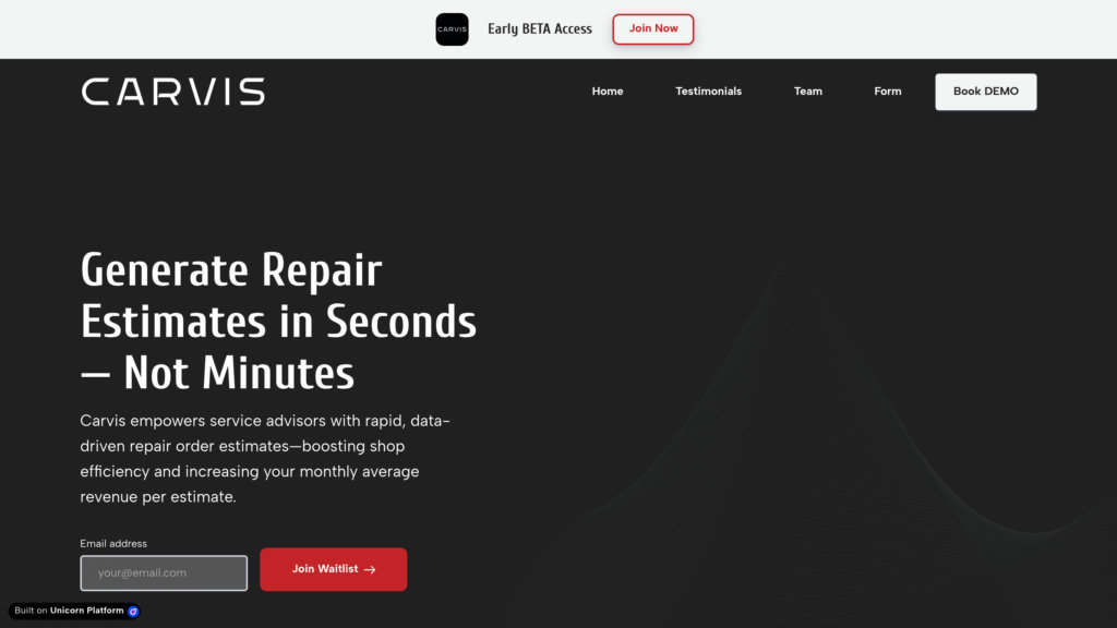 Carvis.AI preview