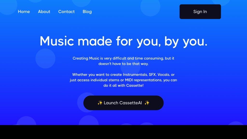 CassetteAI preview