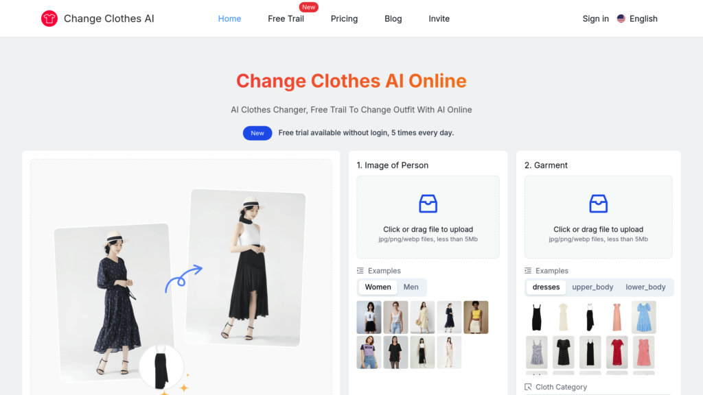 Change Clothes AI preview
