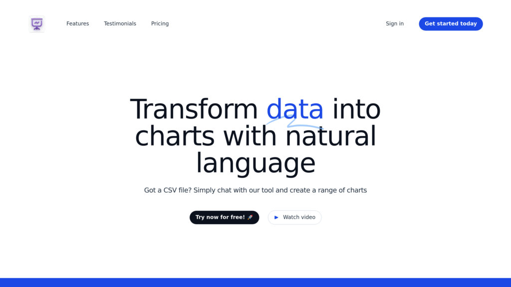 Chat2CSV preview