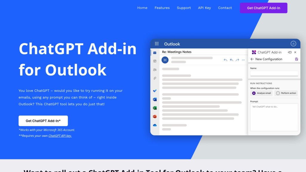 ChatGPT Add-in for Outlook preview