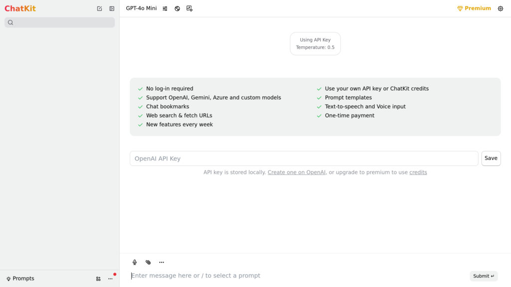 ChatKit preview