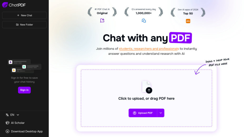 ChatPDF preview