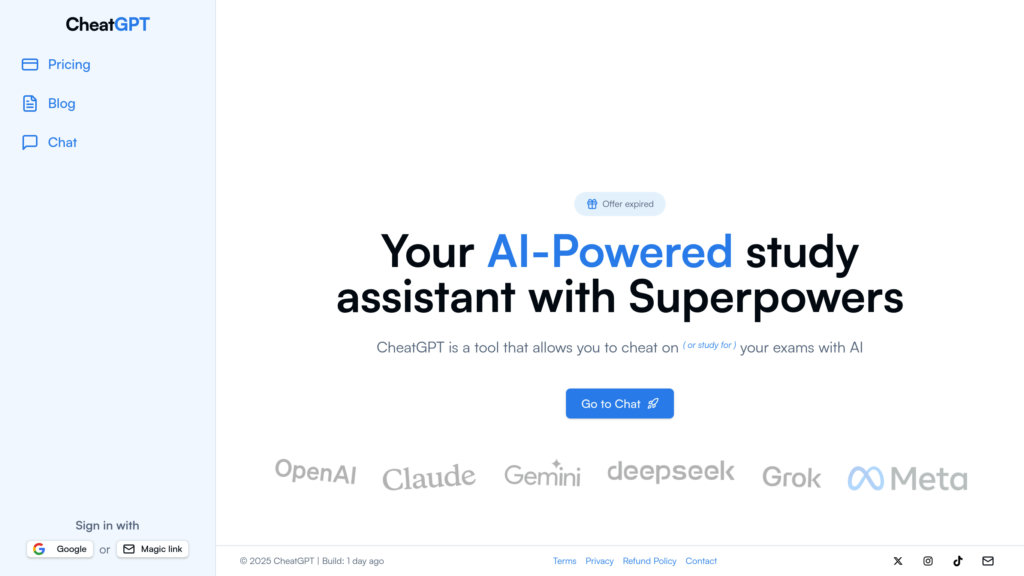 CheatGPT preview