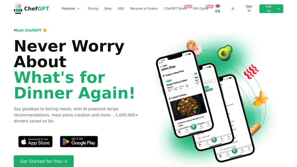 ChefGPT preview