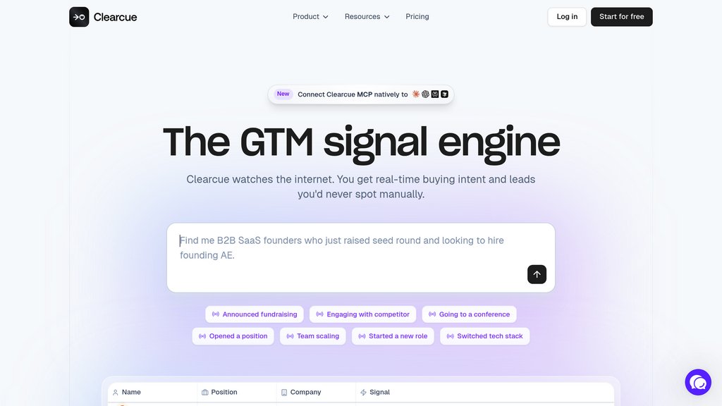 Clearcue preview