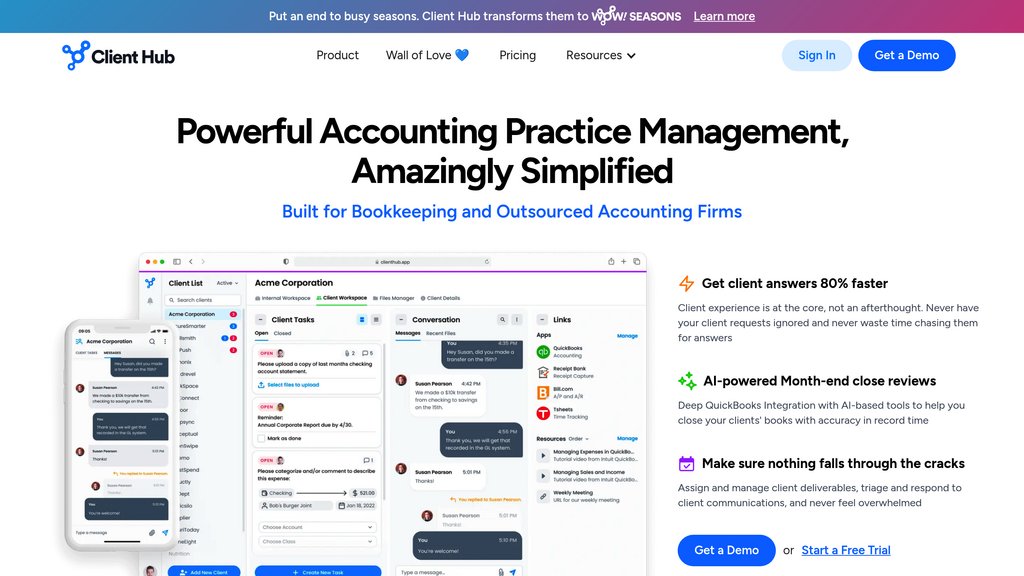 Client Hub preview