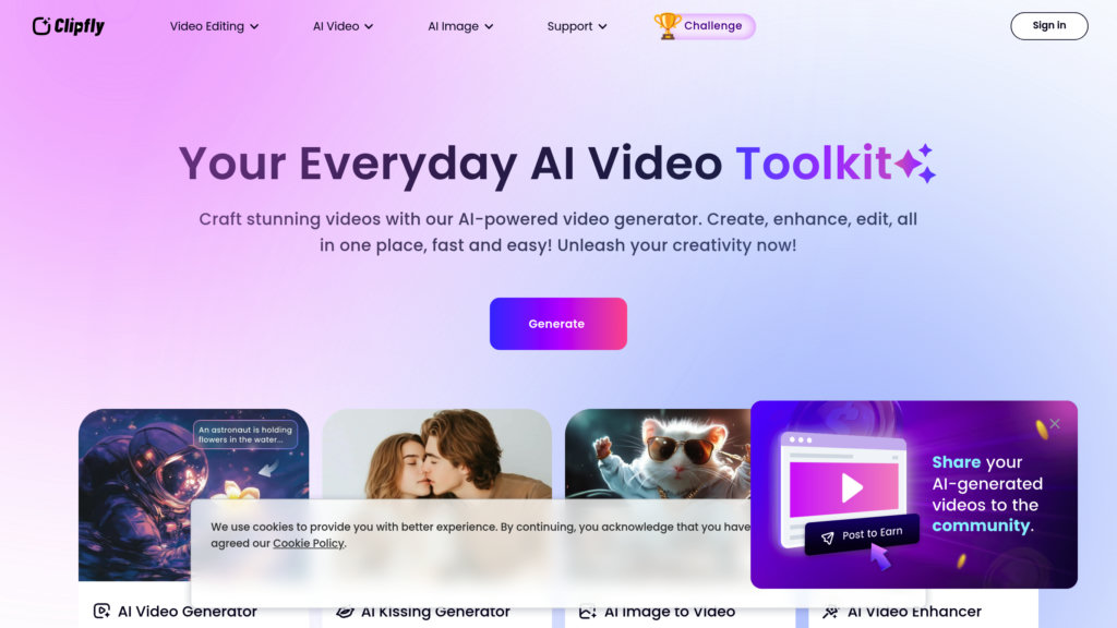 Clipfly AI preview