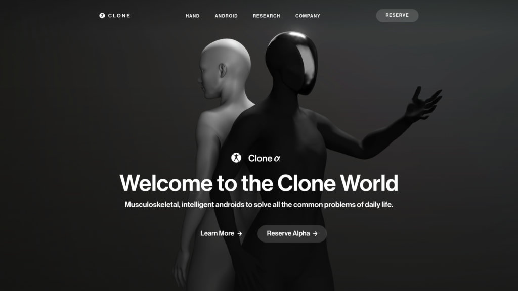 Clone Robotics preview