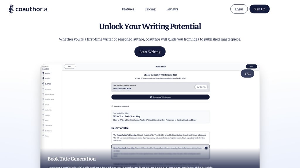 CoAuthor preview