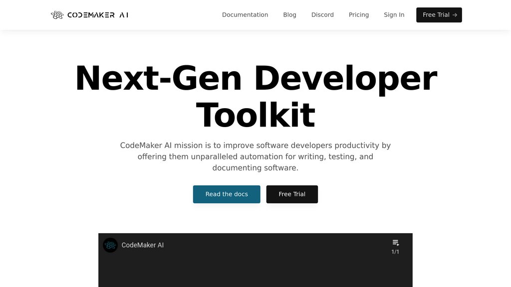 CodeMaker AI preview