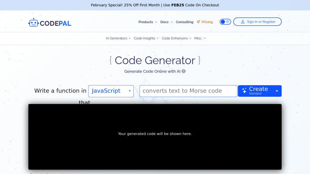 CodePal AI preview