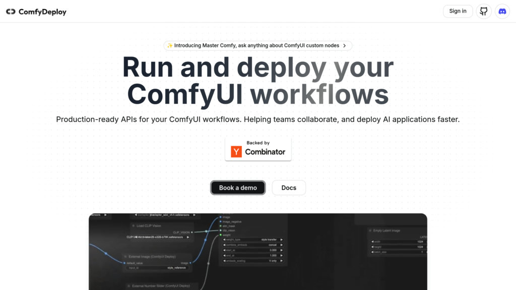Comfy Deploy preview