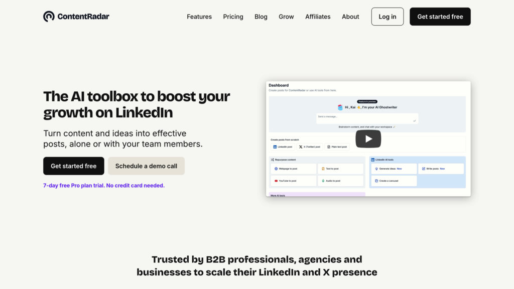 ContentRadar preview