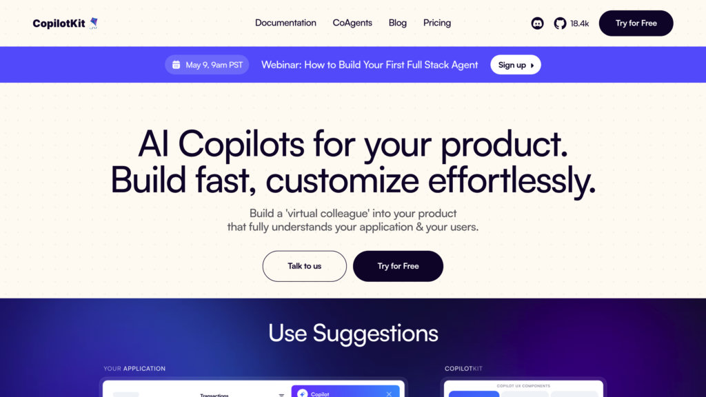 CopilotKit preview