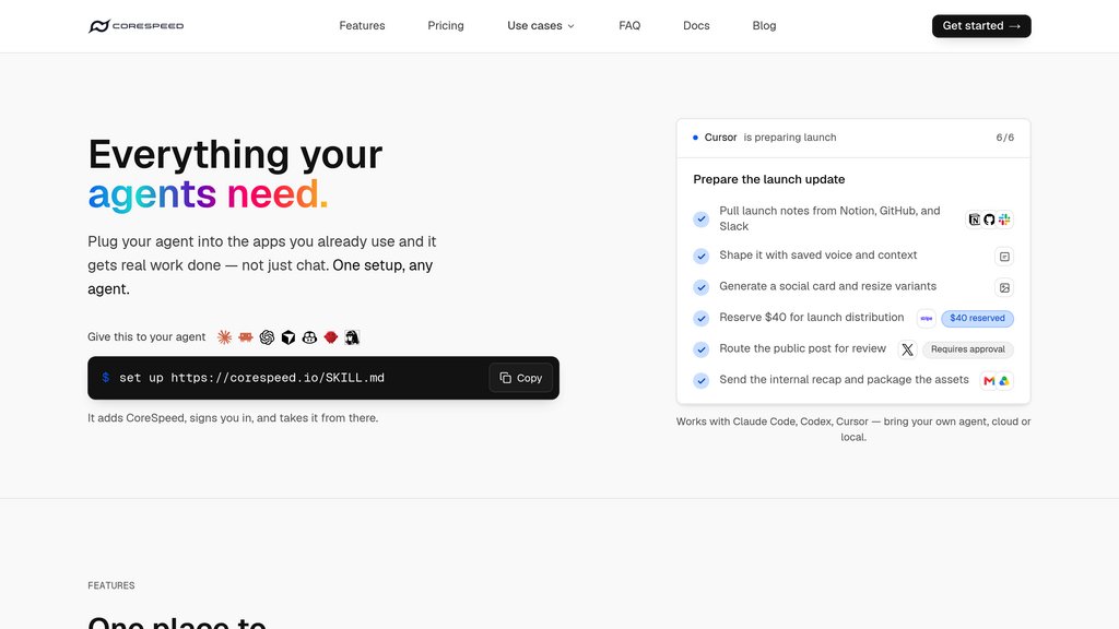 CoreSpeed preview