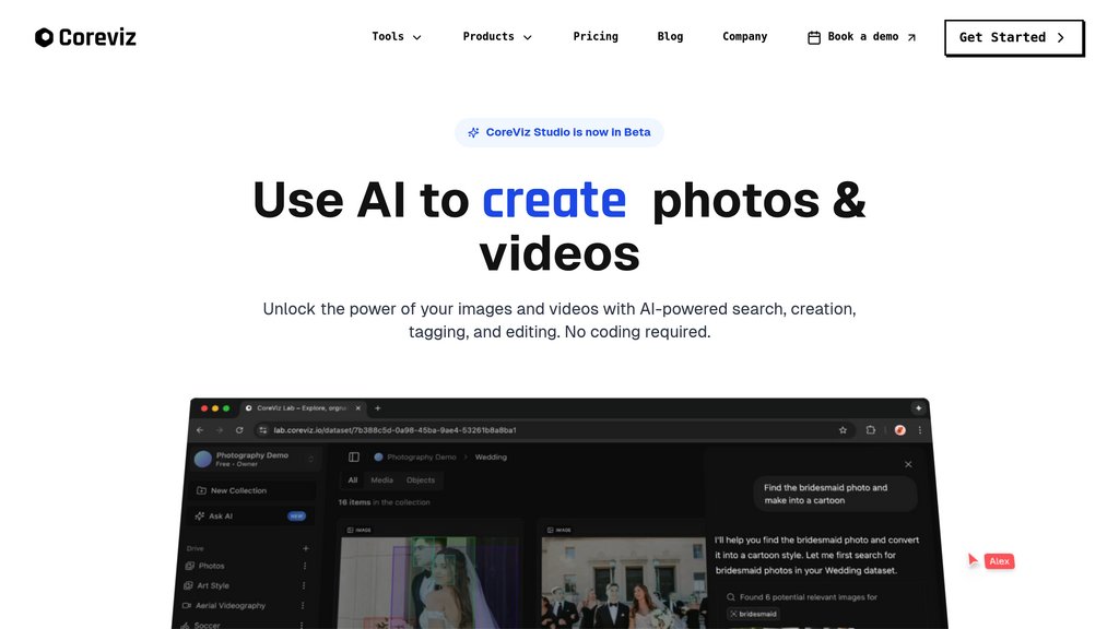 CoreViz Studio preview