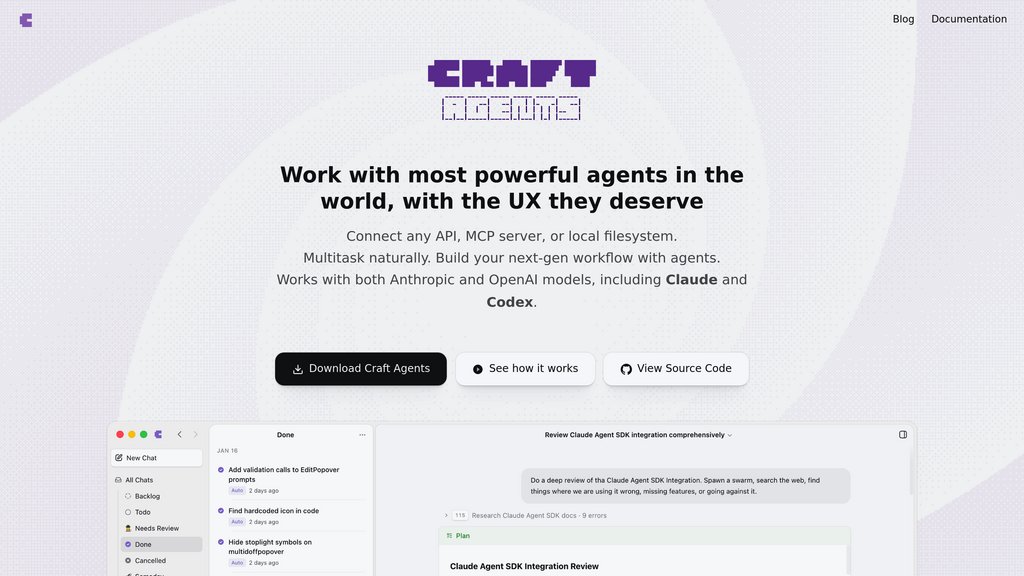 Craft Agents preview