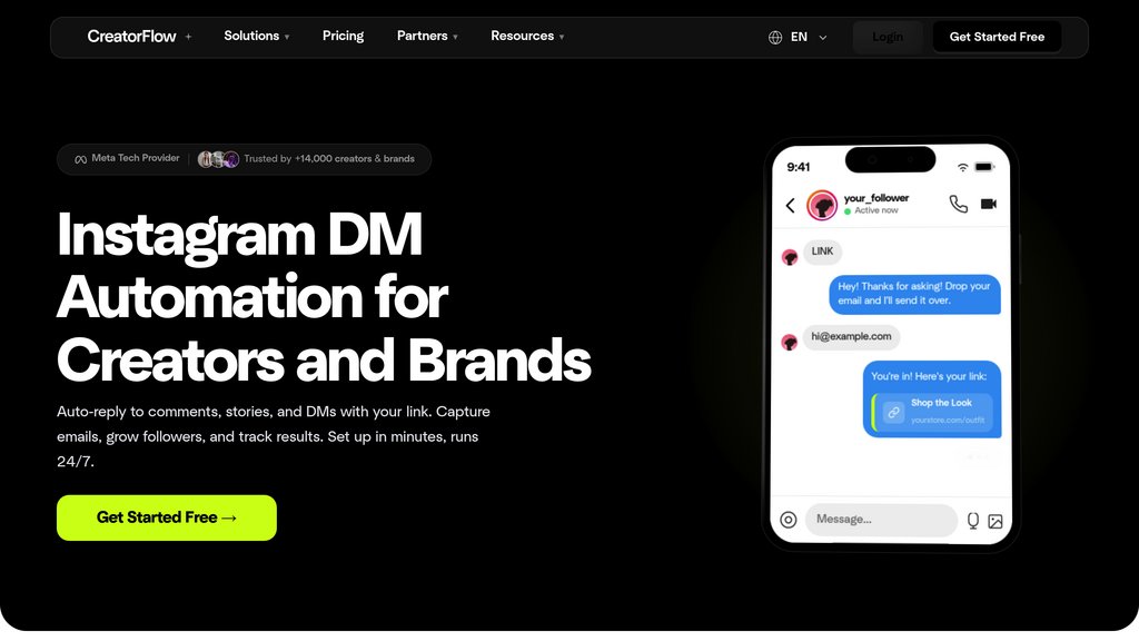 CreatorFlow preview