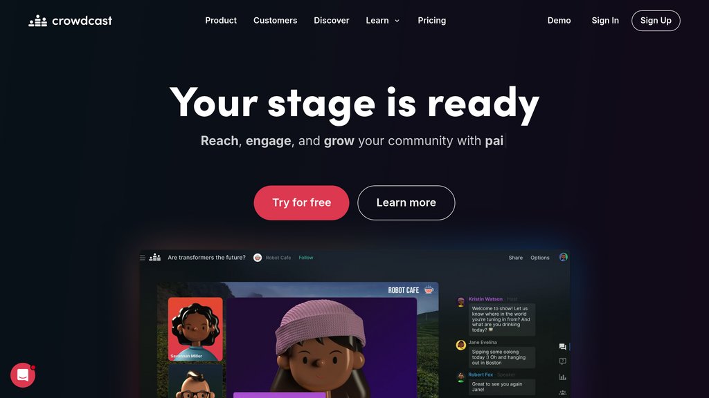 Crowdcast preview