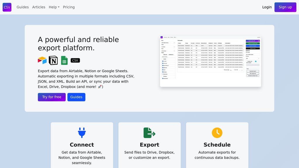 CSV Getter preview