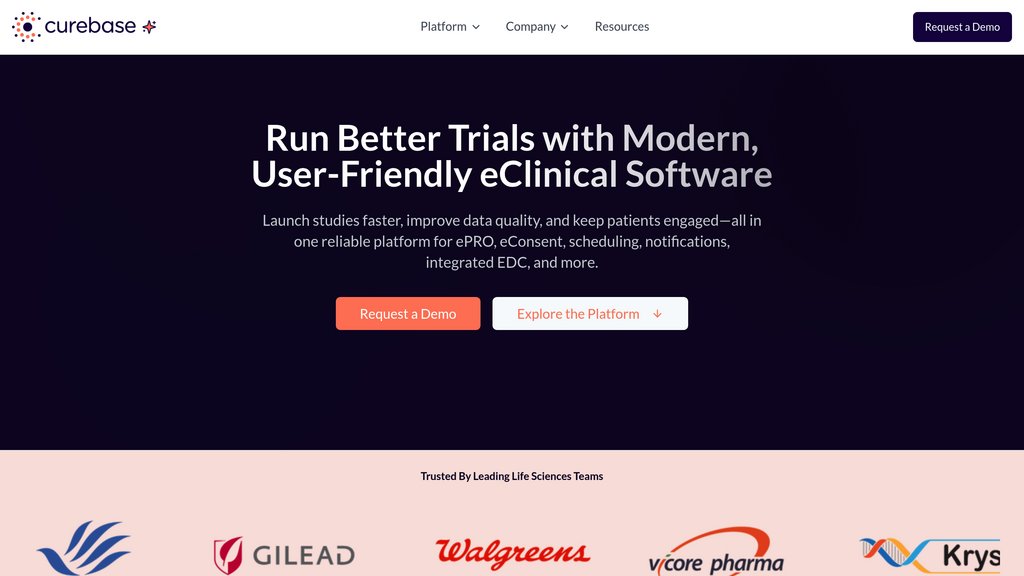 Curebase preview